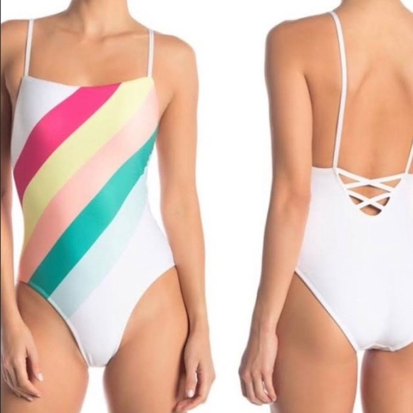 free press Other - New Free Press Hailee Striped One Piece Swimsuit